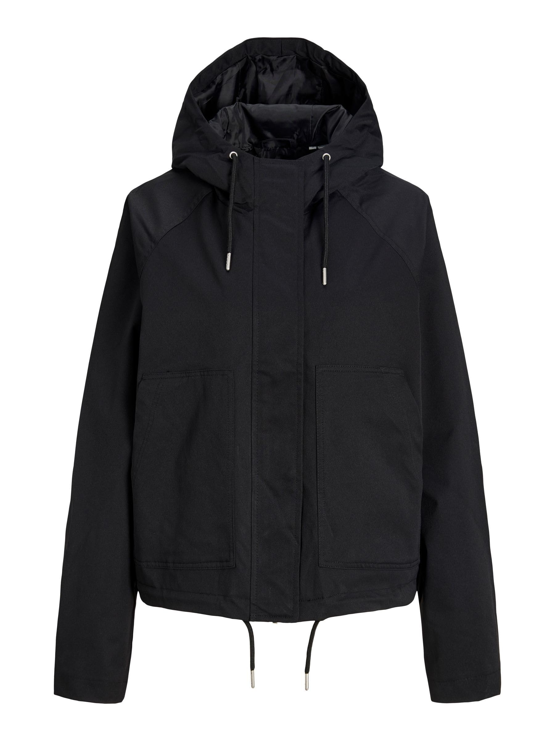 JJXX Women's Jxwilma OTW Hood Jacket, Black, x_s