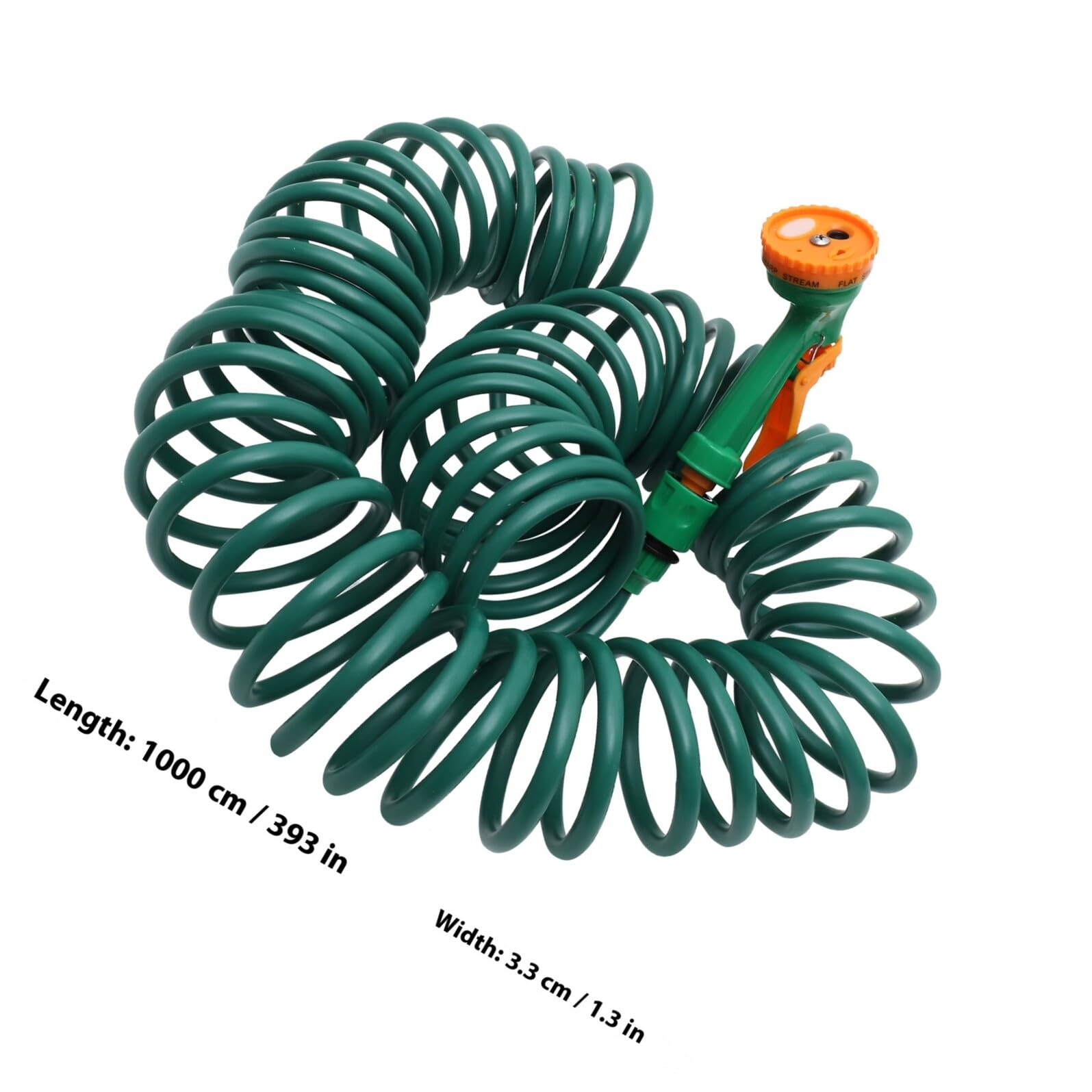 SOIMISS Selbstaufrollender Gartenschlauch Flexibel Dehnbar Knickfrei Langlebig für Bewässerung Autowäsche Gartenpflege Vielseitig Einsetzbar Praktische Handhabung Zufällige Farbe