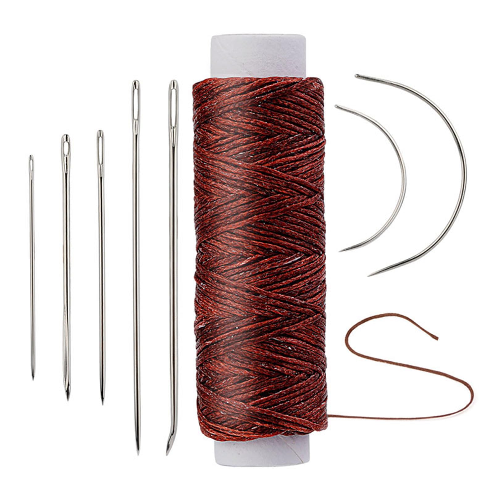 10 Set Leather Sewing Needle Set Curved Needle Upholstery for Craft Leather Hand Sewing
