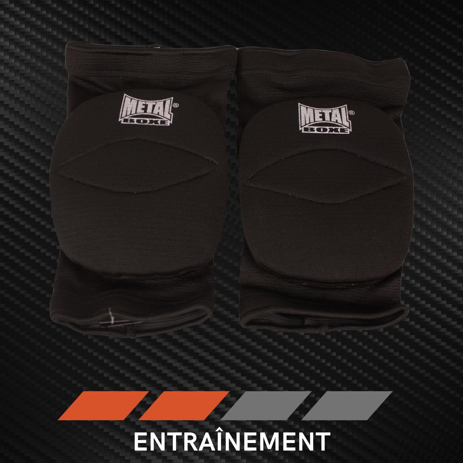 METAL BOXE Genouillère Noir