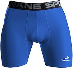 Men's Compression Shorts, Quick Dry Breathable Compression Shorts, Sports Shorts with Pockets for Mobile Phone, Basic Running Shorts for Cycling