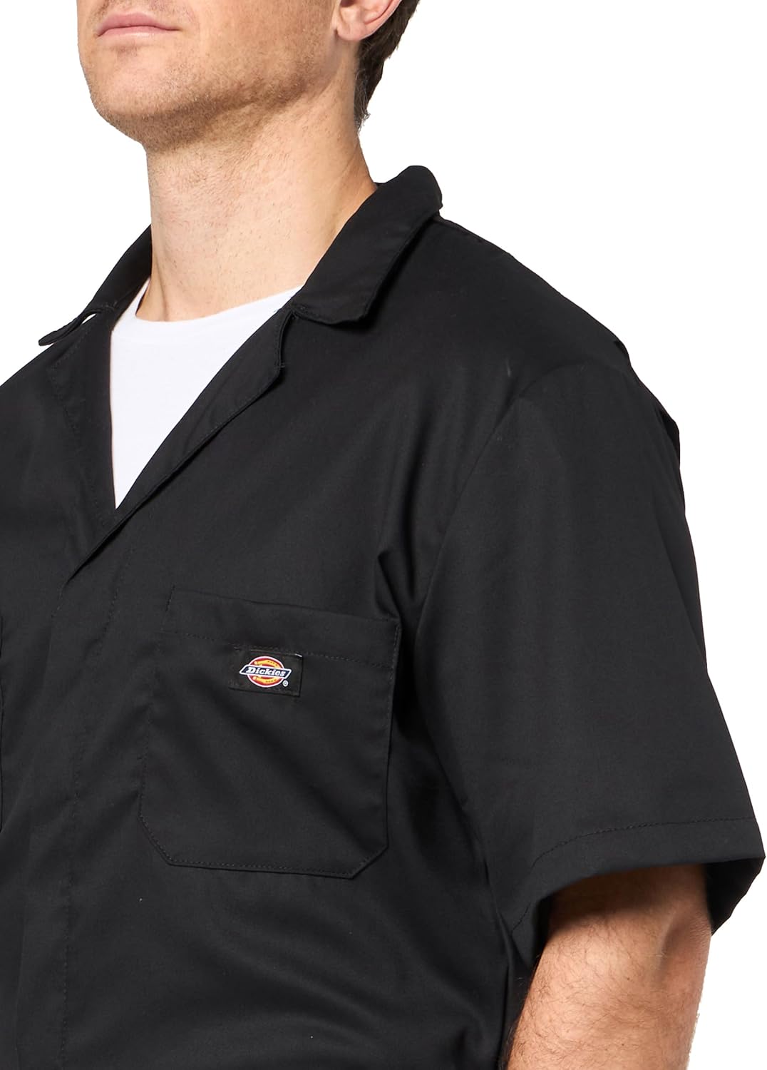 Dickies FLEX Short Sleeve Coveralls, BLACK, XL RG - Image 3