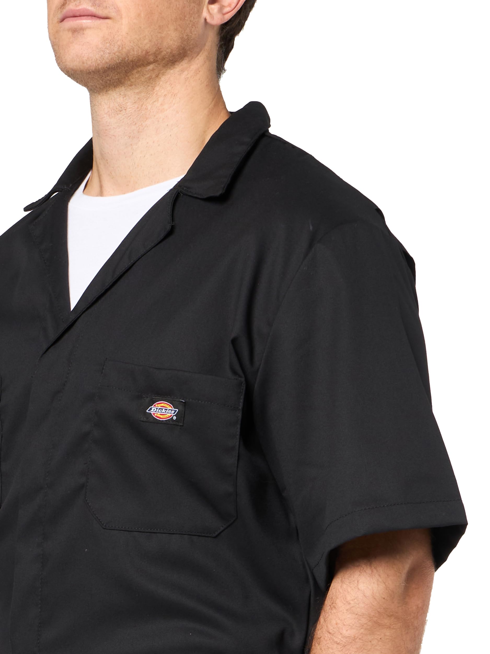 Dickies FLEX Short Sleeve Coveralls, DARK NAVY