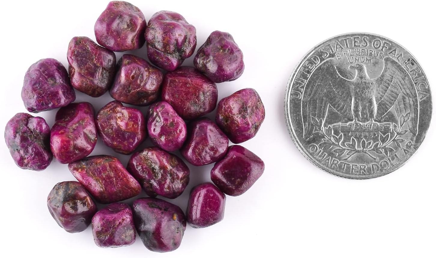 InfinityGemsArt 100 CTS. Natural Raw Ruby Rough Stone, Ruby Bullets, Rough Crystals for Jewelry Making, Wire Wrapping Wholesale Gemstone Lot Crystals, July Birthstone, Birthday, DIY Gift - Image 4