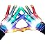 ATOPDREAM Cool Fun Toys for 3-12 Year Old Boys Girls, Flashing LED Light Gloves Glow Gloves Autism Toys for Age 3-12 Boys Gir