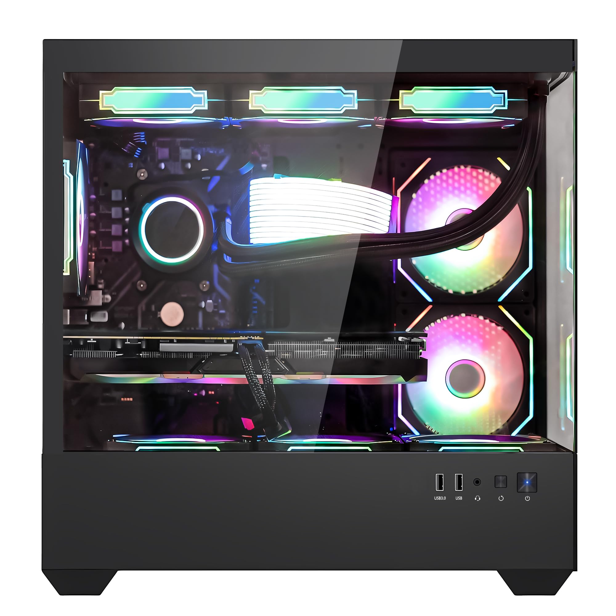 Amazon.co.jp: ゲーミングデスクトップパソコン - AMD Ryzen 5 5600X 6