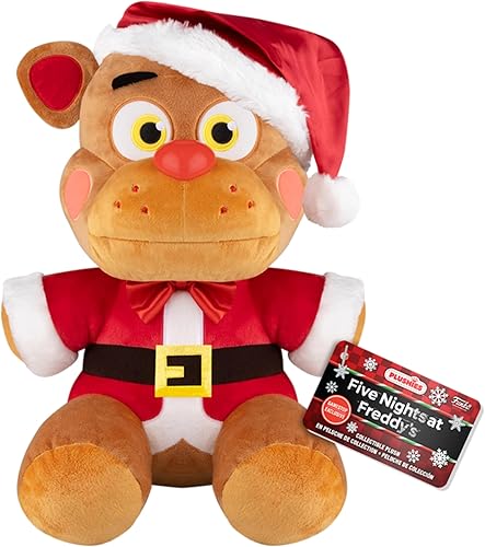 Funko Felpa: FNAF Five Nights at Freddy's - Santa Freddy Mega de 16 pulgadas (exclusivo de GameStop)