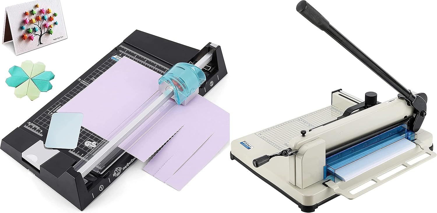 12 Inch Rotary Paper Cutter and Heavy Duty Paper Cutter