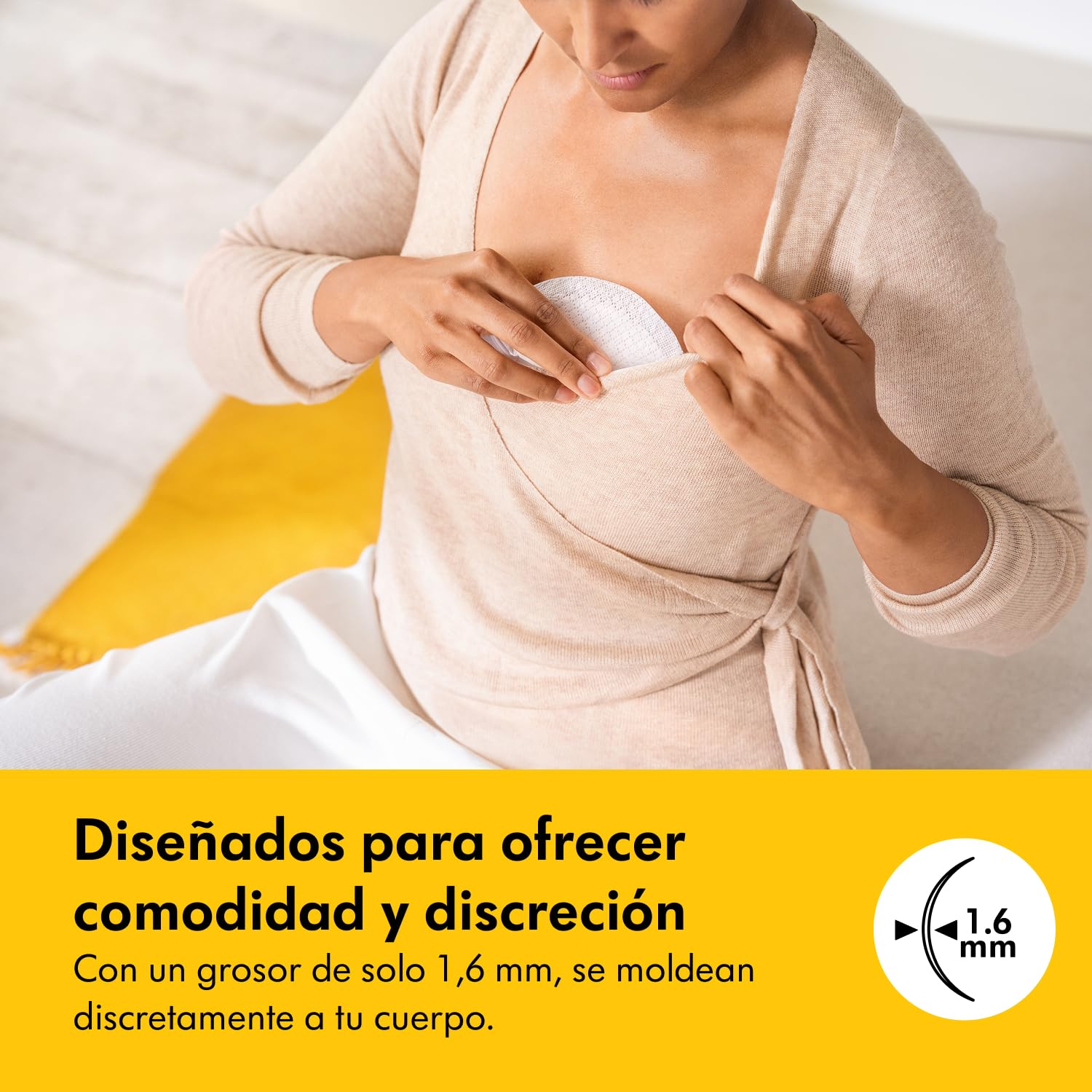 Medela discos absorbentes respirables para la lactancia, diseño discreto para un uso cómodo, paquete de 200 — view 6