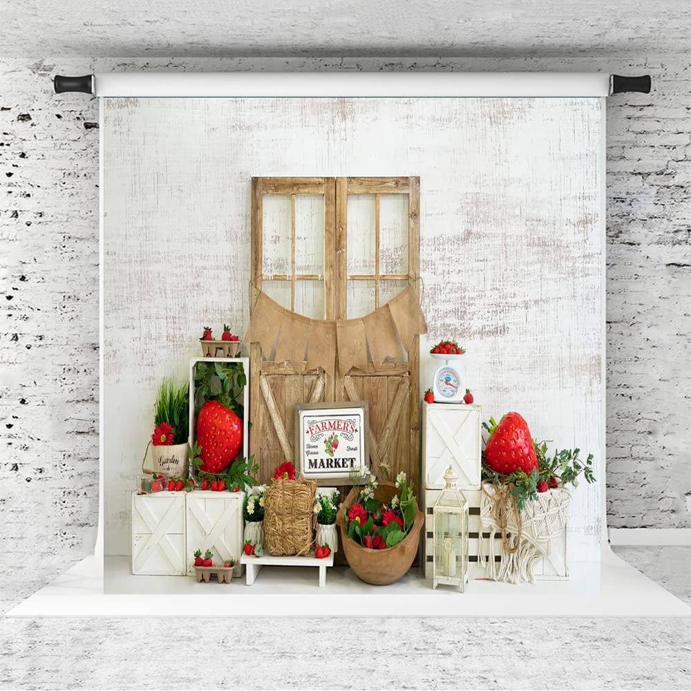 Buy Kate 10x10ft Spring Backdrop Strawberry Farm Warehouse Barn