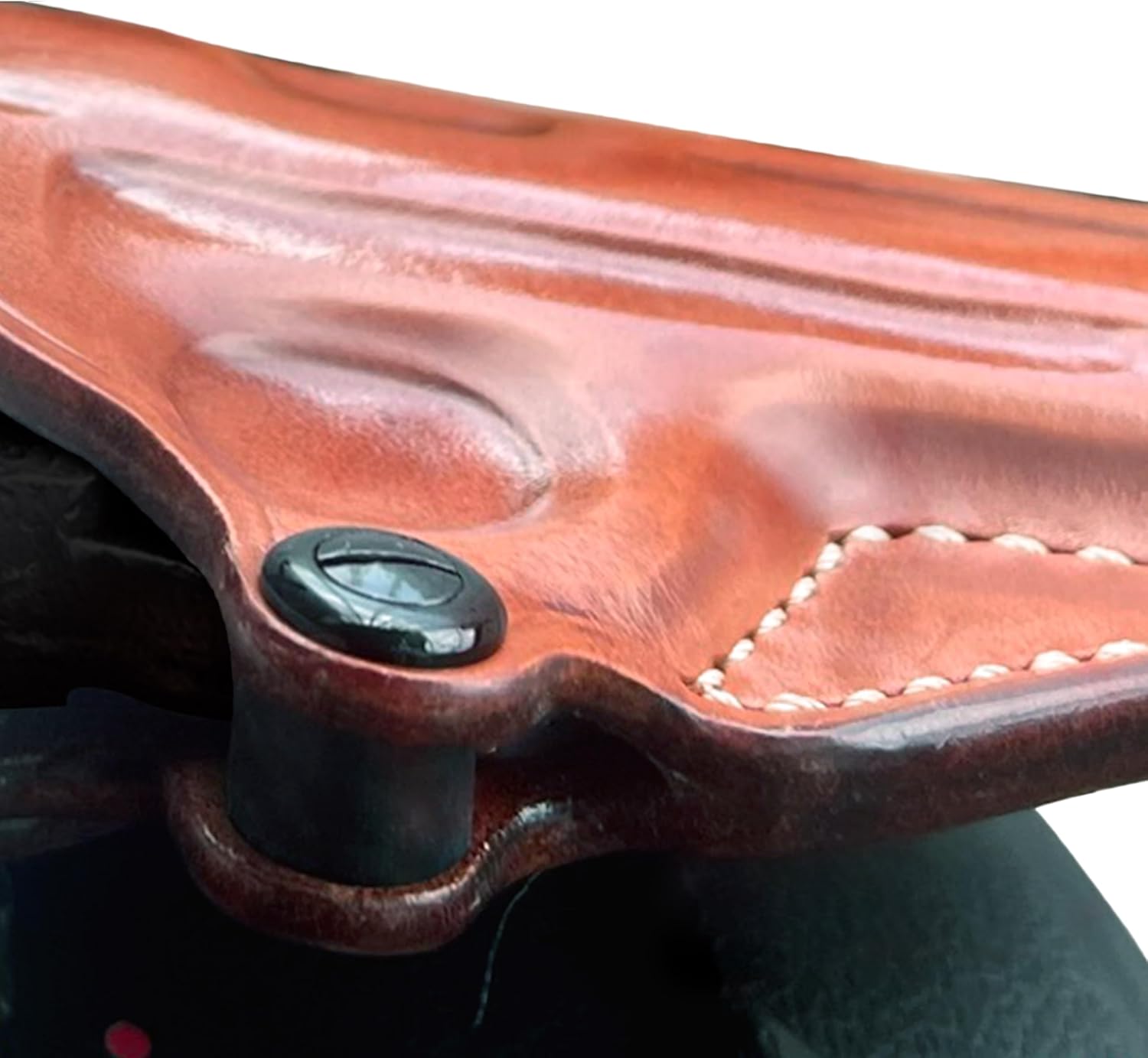 Masc Premium Leather OWB Paddle Holster Open Top Fits P938 3-inch, Right-Hand Draw, Brown Color #1098#