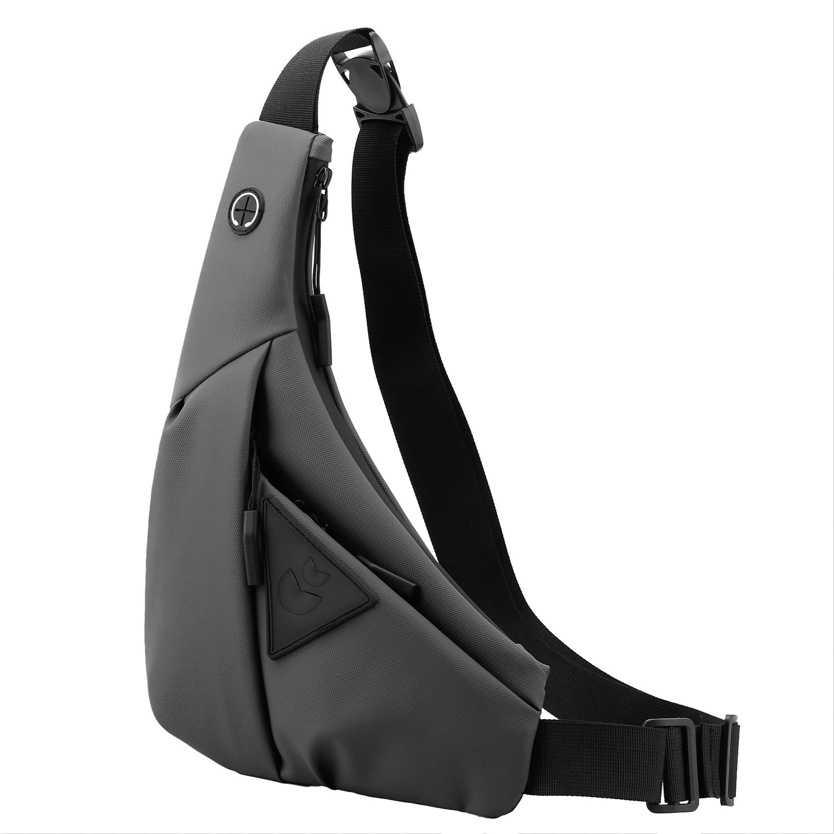 Small Sling Shoulder Crossbody Bag Men Women, Lightweight Anti-theft One Strap Casual Chest Bag Slim Backpack for Outdoor Walking Trip Hiking Biking