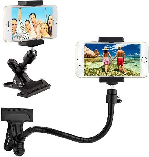 Miniatura 1 de CamKix Soporte de abrazadera compatible con Gopro Hero 8, 7, 6, 5, Session, Hero 4, Session, Black, Silver, Hero+ LCD, 3+, 3, cámaras compactas y