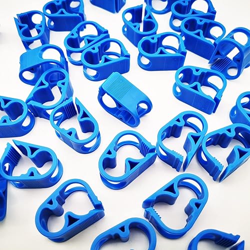 Miniatura 30 de Abrazaderas de tubo de plástico, abrazadera de tubo ajustable, resistente a altas temperaturas, válvula de pellizco de laboratorio