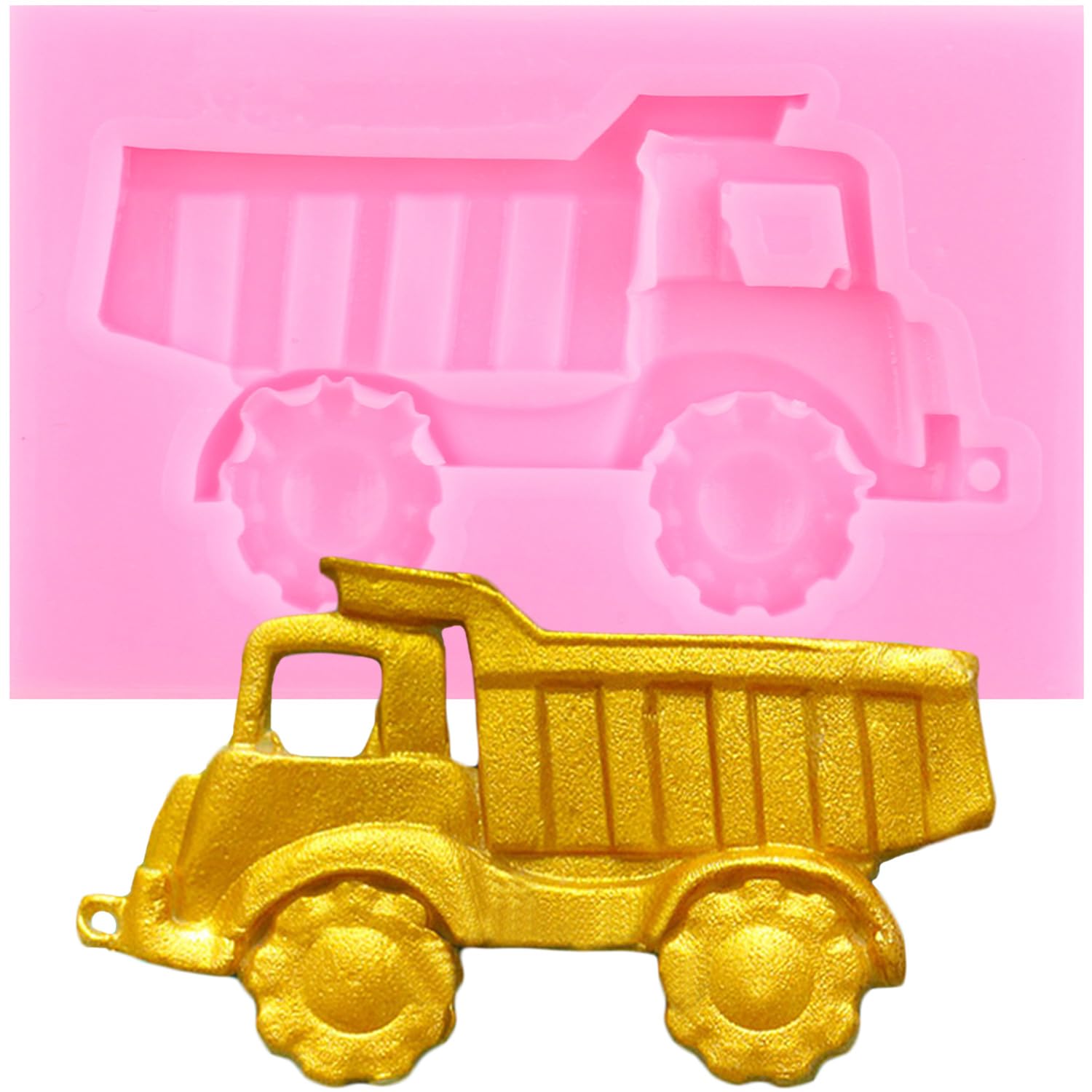 Chocolate Candy Mold Dump Truck Garbage Truck Construction Vehicles Tractor Bulldozer Chocolate Candy Mold