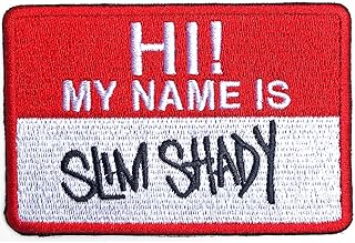 Eminem Patch Slim Shady Name Badge New Official