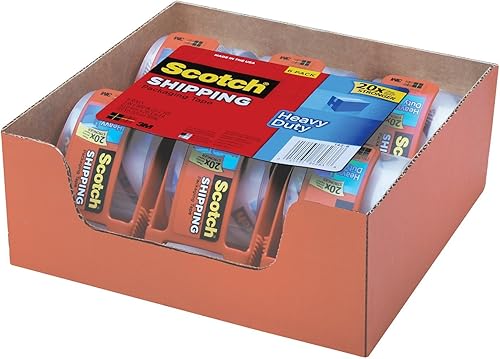 Miniatura 3 de Scotch cinta de embalar cargas pesadas, 1.88 pulgadas x 800 pulgadas, Transparente