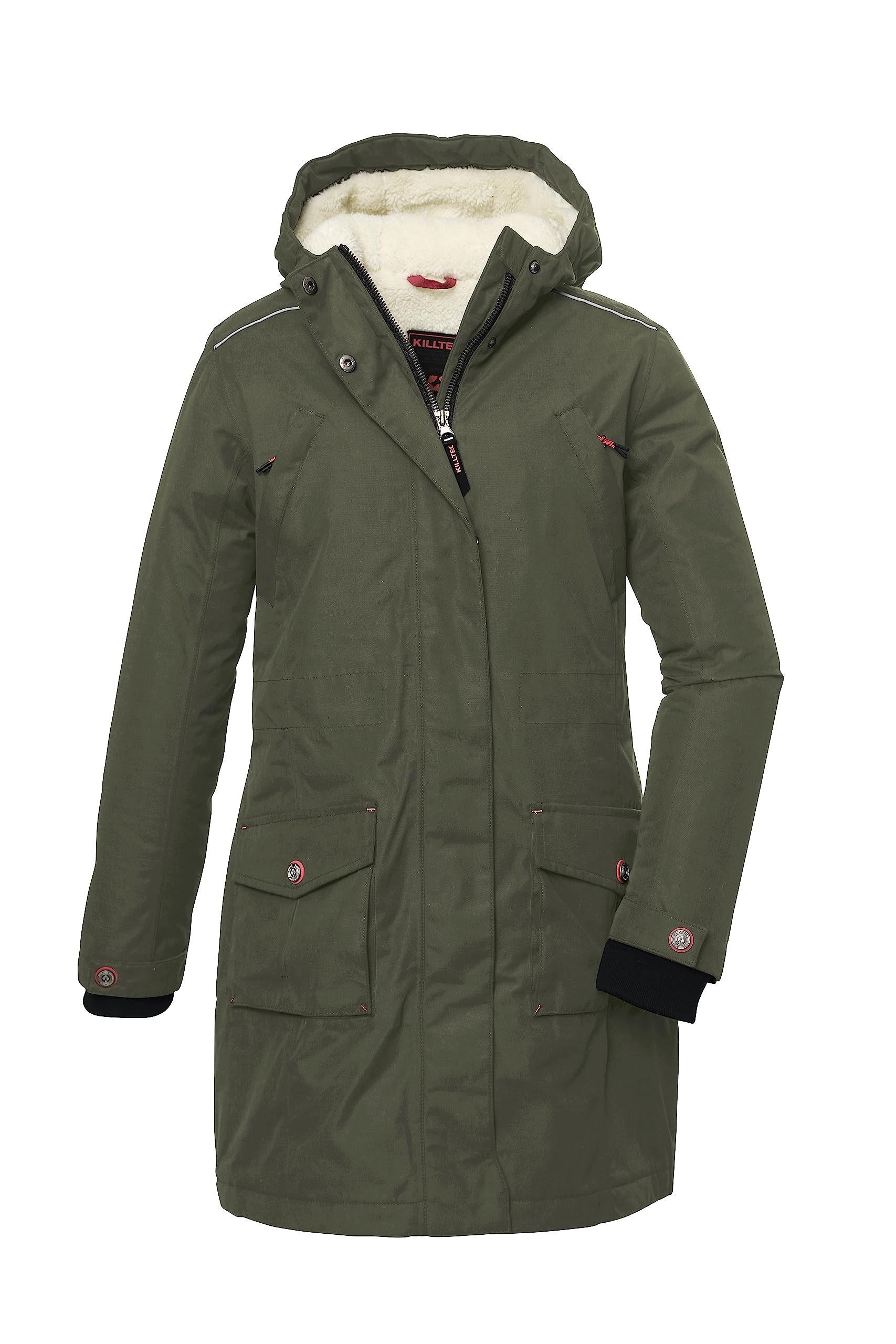 Killtec Kow 142 Grls Ct Cappotto funzionale con cappuccio/cappotto staccabile, impermeabile Girl´s