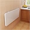 White Folding Computer Desk 60cm 70cm 80cm 90cm 100cm 120cm | Wall Table For Small Spaces Home Office Work | Foldable Kitchen Breakfast Bar Table Wall Mounted, Fold-down Desk(100x30cm)