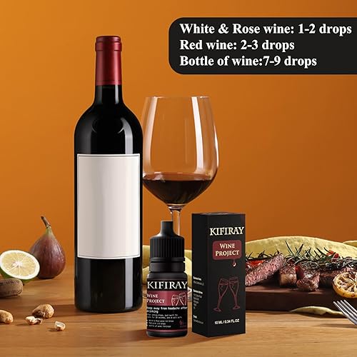 Miniatura 2 de Filtro de sulfito Wine Project, reduce dolores de cabeza y alergias, 1-9 gotas, mejora el disfrute de la cata de vinos y conserva el sabor original,