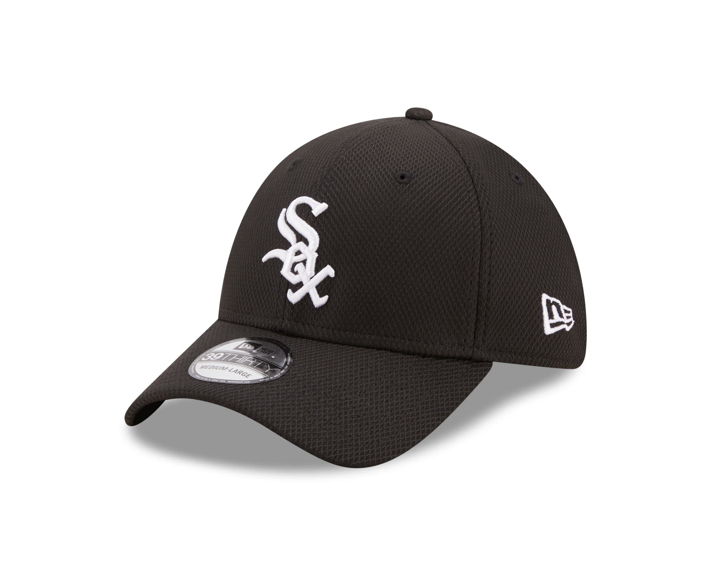 New Era Chicago White Sox Basecap 39Thirty Kappe Baseball Diamond Era schwarz Teamlogo - S-M (6 3/8-7 1/4)