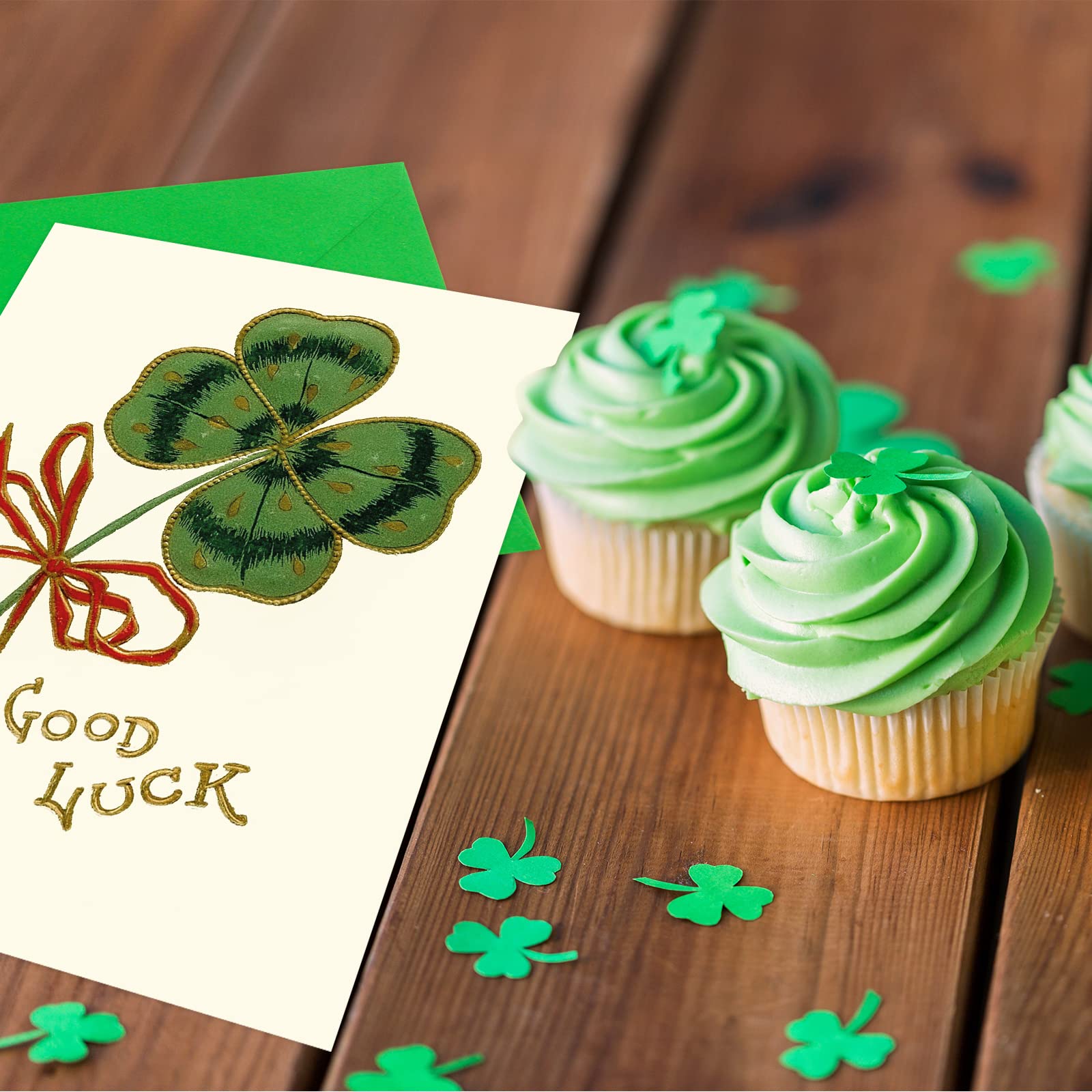 Jetec 200 Pack Vintage St Patrick's Day Cards With