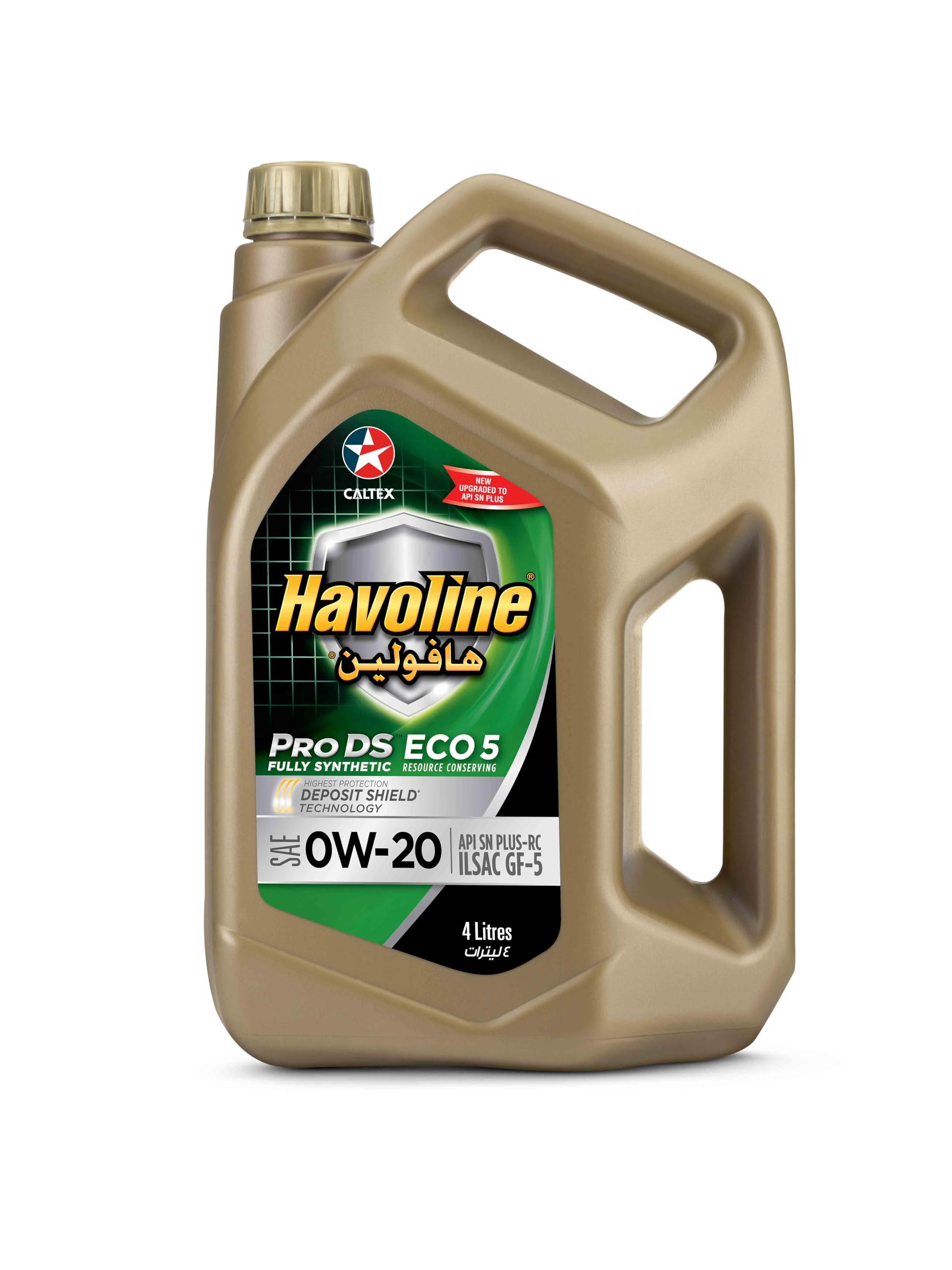 CALTEX Havoline Engine Oil - ProDS Fully Synthetic Eco 5 SAE 0W-20 (4L)