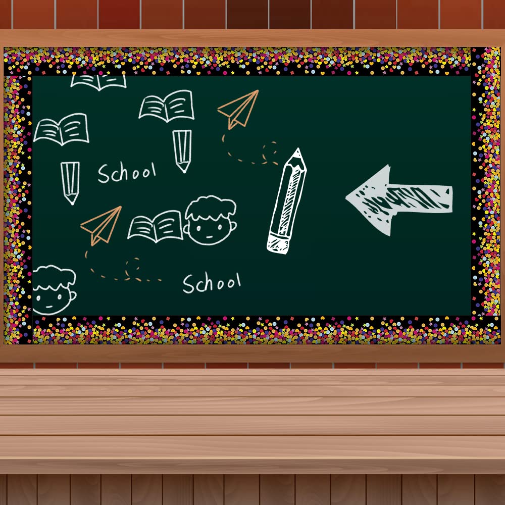Pinnwand-Bordüre Aus Kraftpapier – Weiß Gepunktet, 7 Cm X 20 M, Selbstklebend, Für Klassenzimmer, Büro & DIY