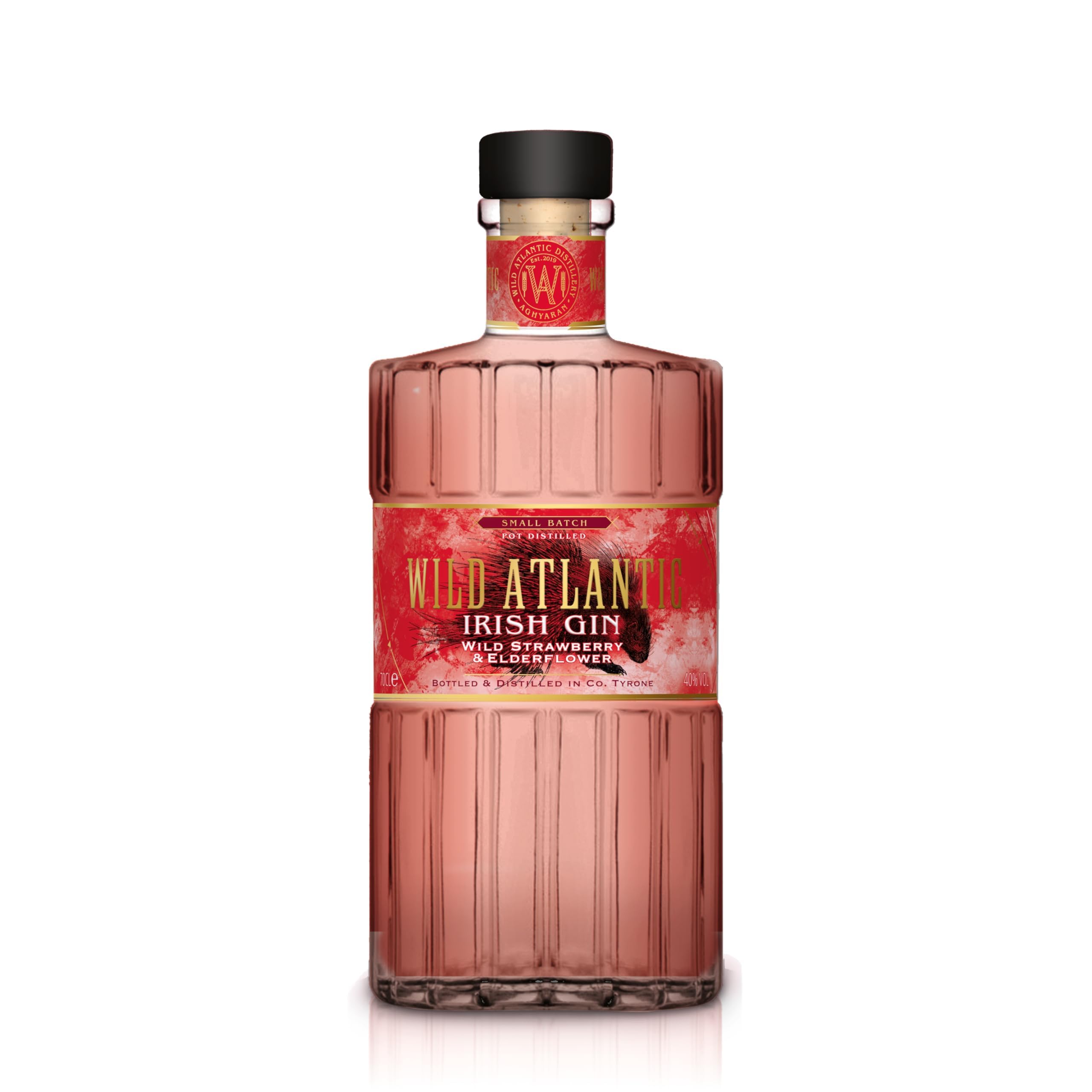 Wild Atlantic Irish Gin, Wild Strawberry and Elderflower, 40% ABV | 700mls