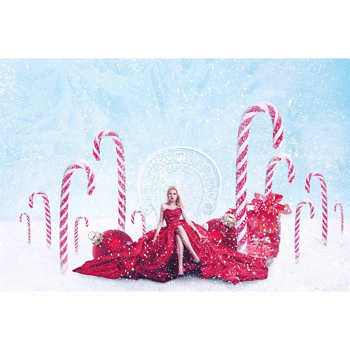 Hamlet Candy canes rouge et blanc tubo de 72