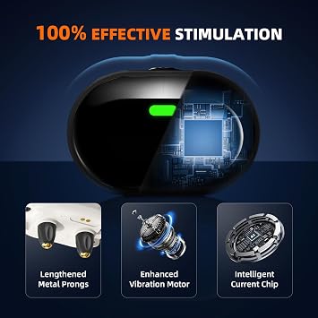 Shock Collar for Small Dogs, Ultra-Light & Slim Dog Training Collar with Remote, Tailored for Small Dogs 5-30lbs & Medium Dogs, 198-Level Precise Control, Waterproof, Rechargeable (Not Auto Collar)