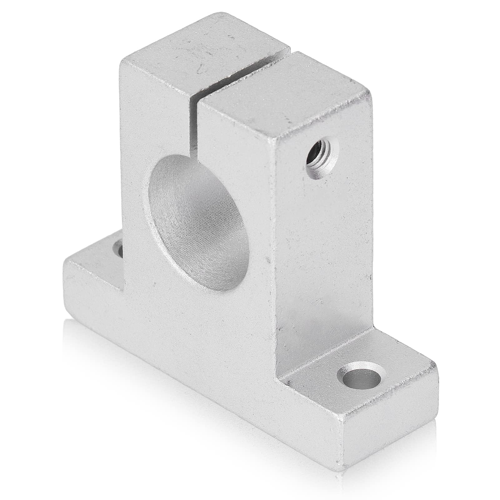 4Pcs Supporto per Guida Lineare SK25 Supporto per Guida di Movimento Lineare Verticale In Lega di Alluminio Asta di Bloccaggio Rail Kit di Supporto per 25mm Asta Albero