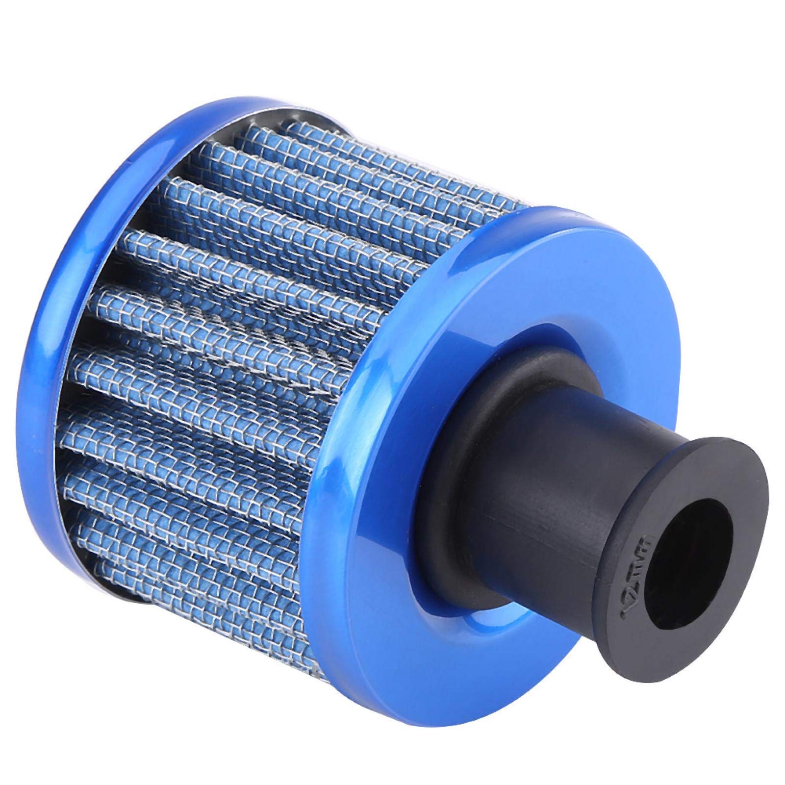Tanque de Captura de Aceite, 0.5L de Aluminio Universal para Motor de Automóvil Tanque de Captura de Aceite Depósito de Lata Filtro de Ventilación para Lata de Captura de Filtro(Plateado SI-A0409)sopo
