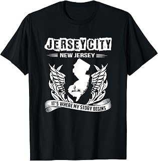 New Jersey NJ State Classic City Where My Story Begins Gifts T-Shirt