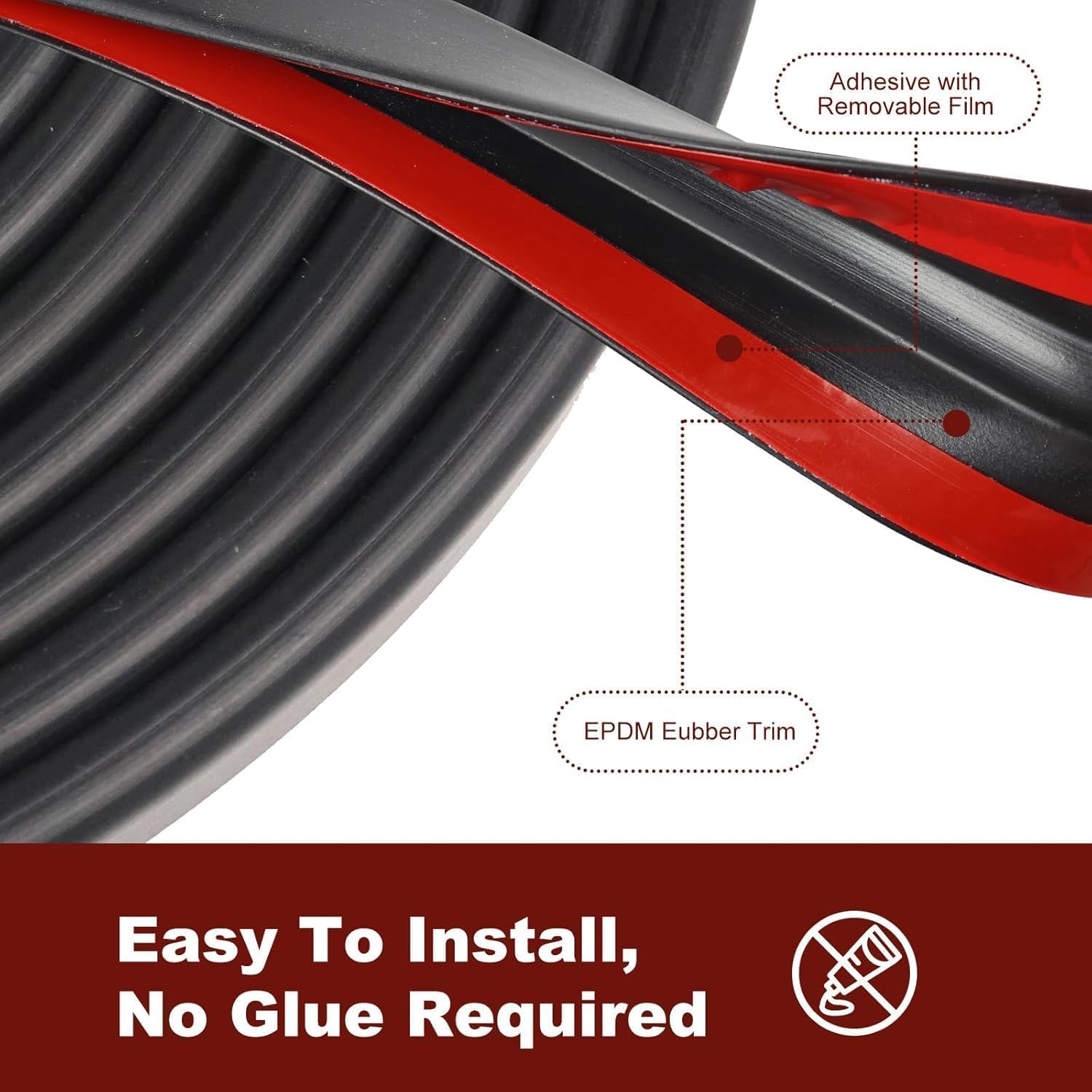 PROFILI A U 1-15 Mm Profilo Di Presa Protezione Bordi Silicone Fascia - Foto 5