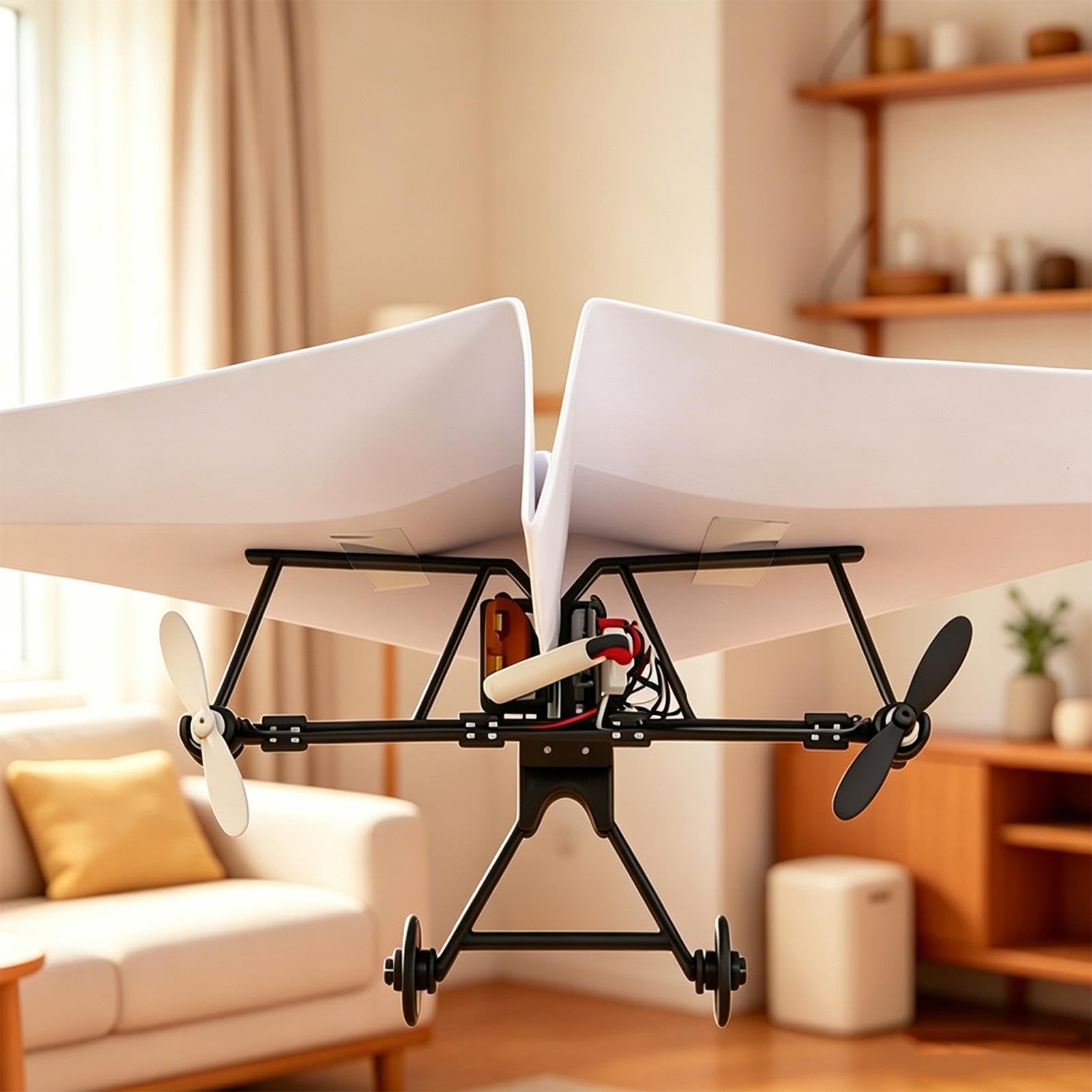 Kit fai da te per aeroplano di , doppie eliche, pieghevoli, con