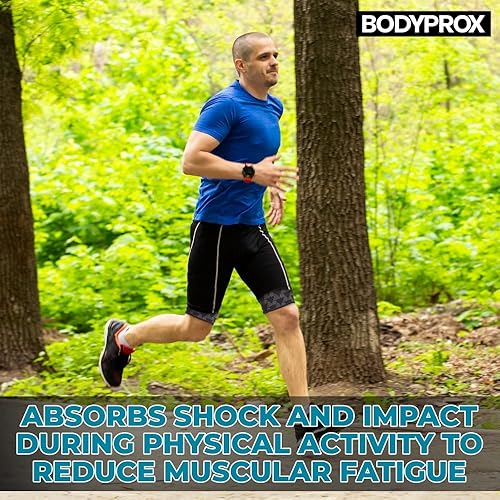 Miniatura 7 de Bodyprox Manga de compresión para muslos (1 par), manga de compresión de isquiotibiales para hombres y mujeres (M)