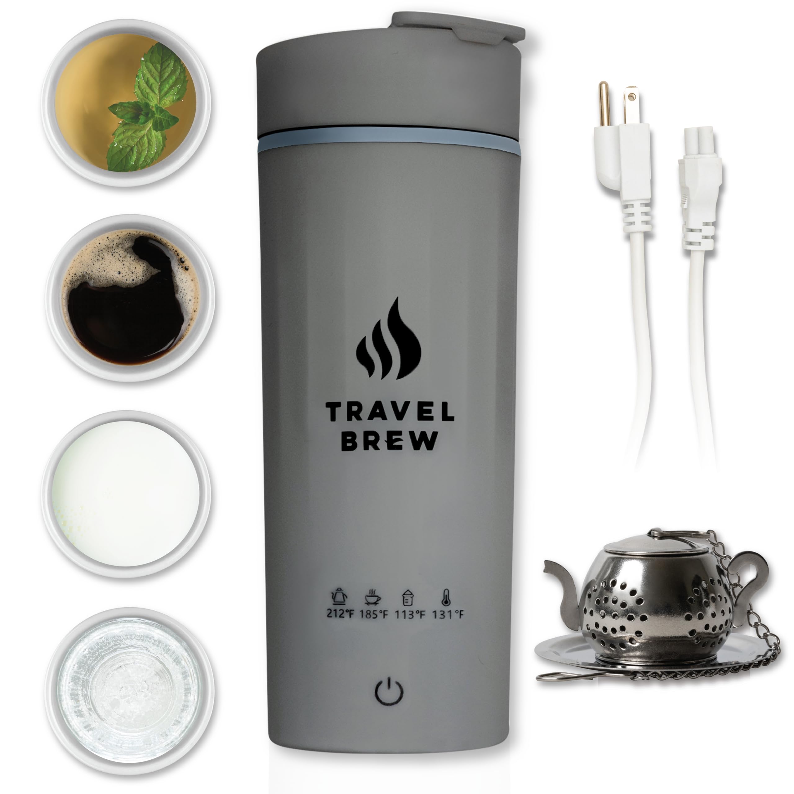 Travel Brew Kettle with Tea Infuser