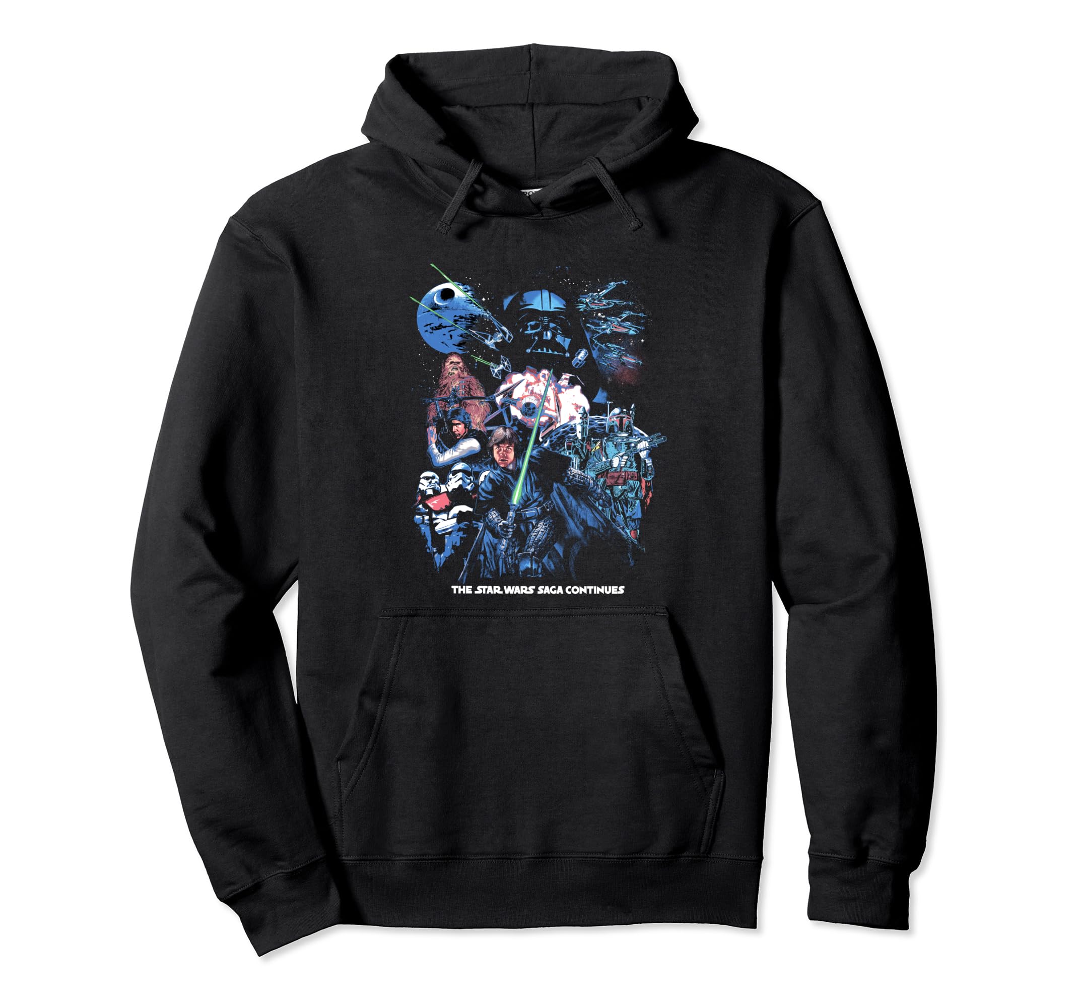 Pull Star Wars The Saga Continues sweat à capuche imprimé vintage - 2