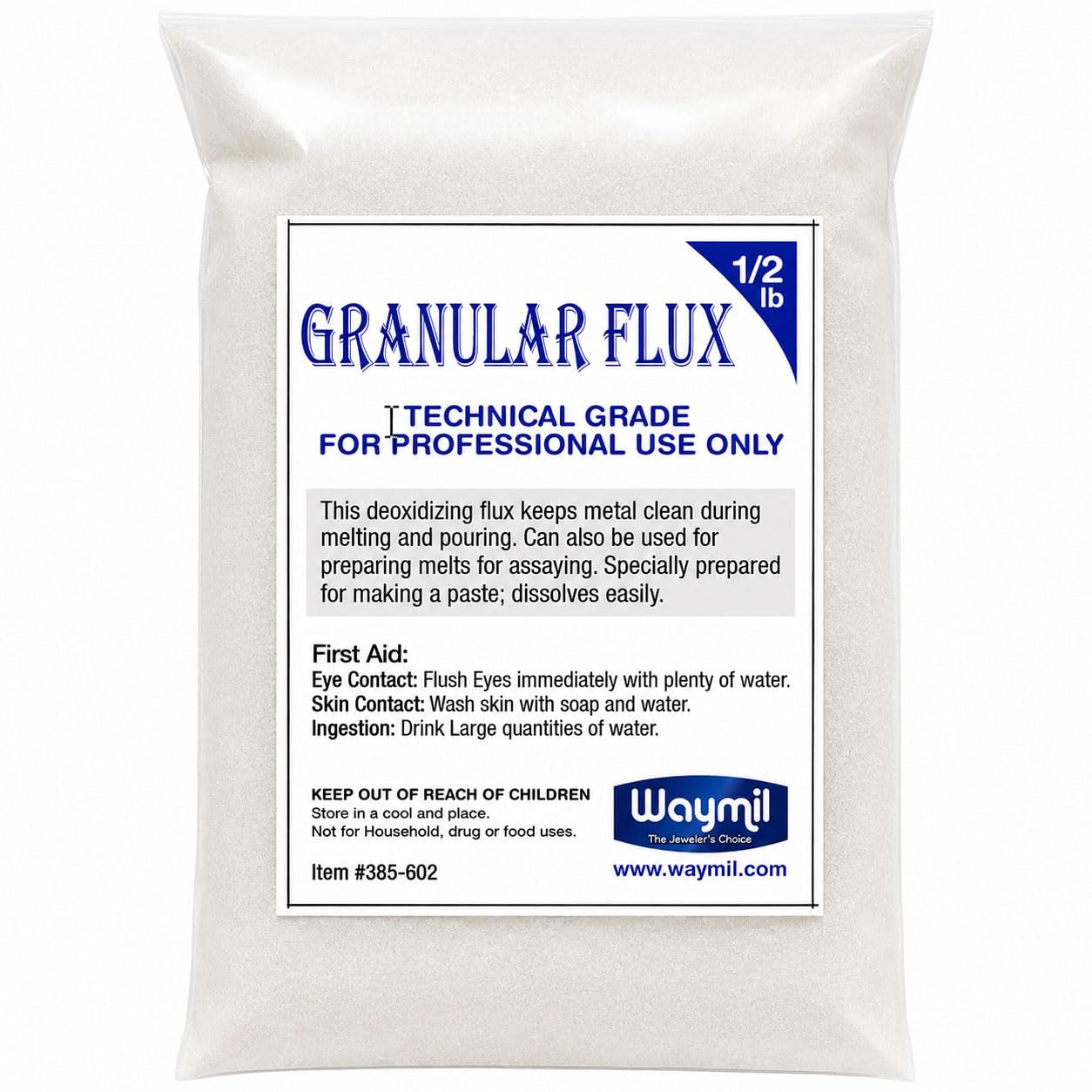 Borax Flux Ã‚½ Pound (8 Oz) Melting Gold Silver Crucible Glaze Jewelry Casting-image-25