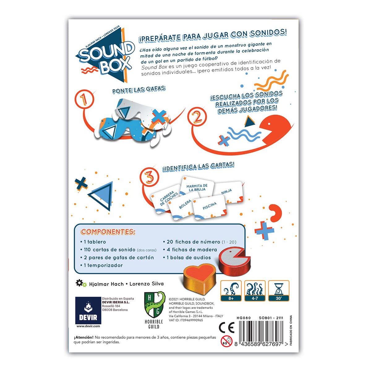 Sound Box : : Giochi e giocattoliSound Box | Gioco da Tavolo (GdT) | Tana dei GoblinDevir Sound Box Board Game