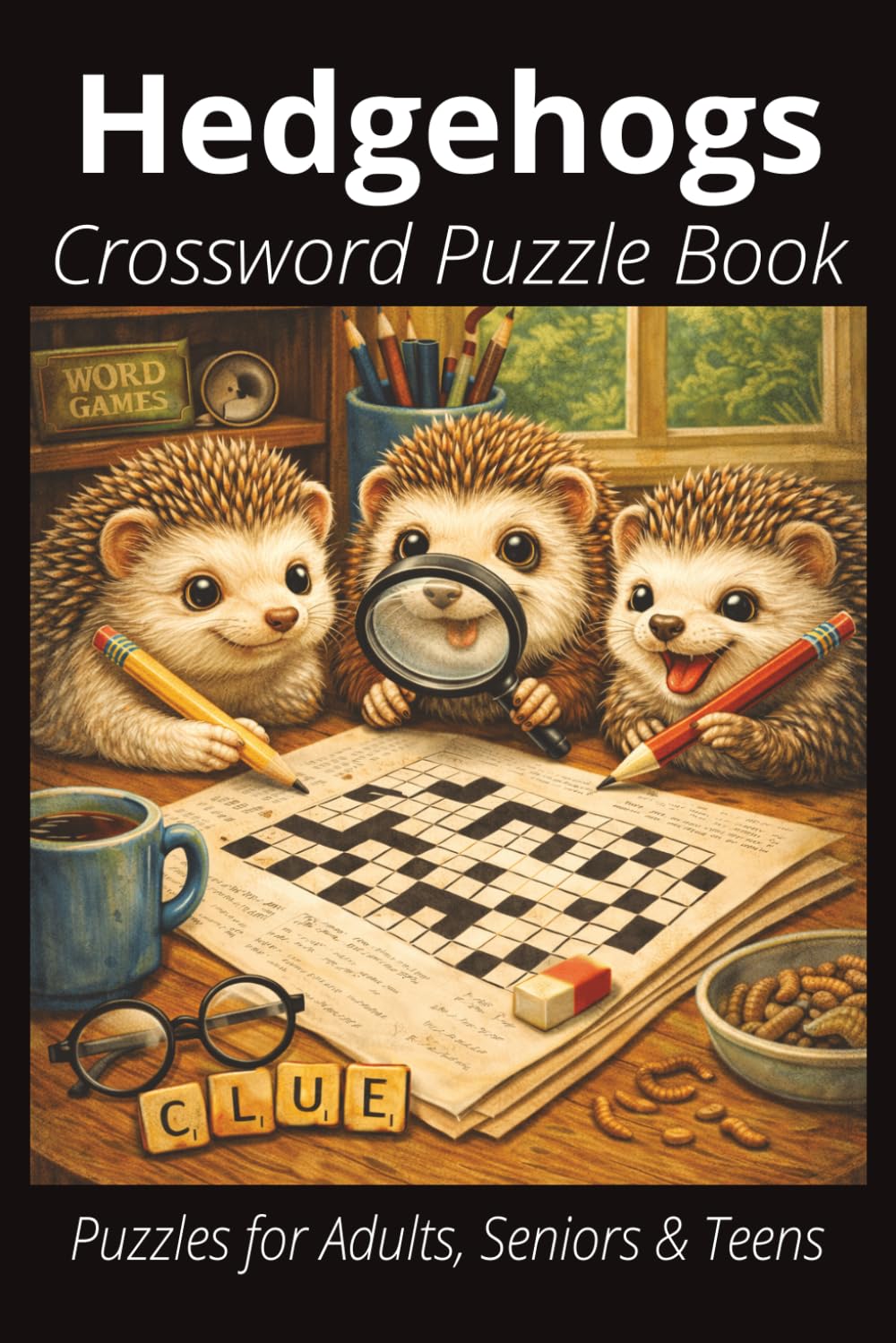 Hedgehogs Crossword Puzzle Book: Easy-to-Read Crossword Puzzles About Hedgehogs – Exotic or Less Common Pets, Feeding, Care, Fun Facts & More | 6x9”, ... Lovers, Vacations, and Relaxing Moments