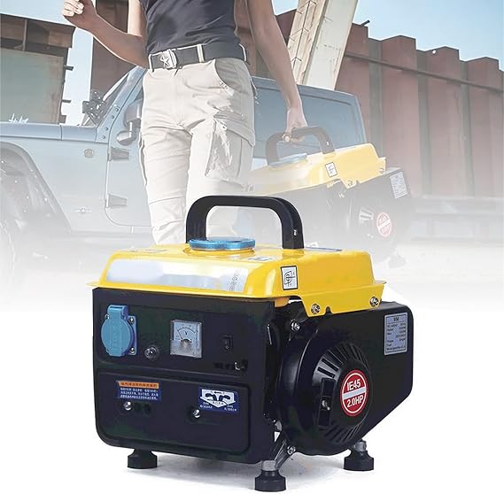 Mini Gasoline Generator 750w 2.0HP Output AC 220V IE45 Portable Power