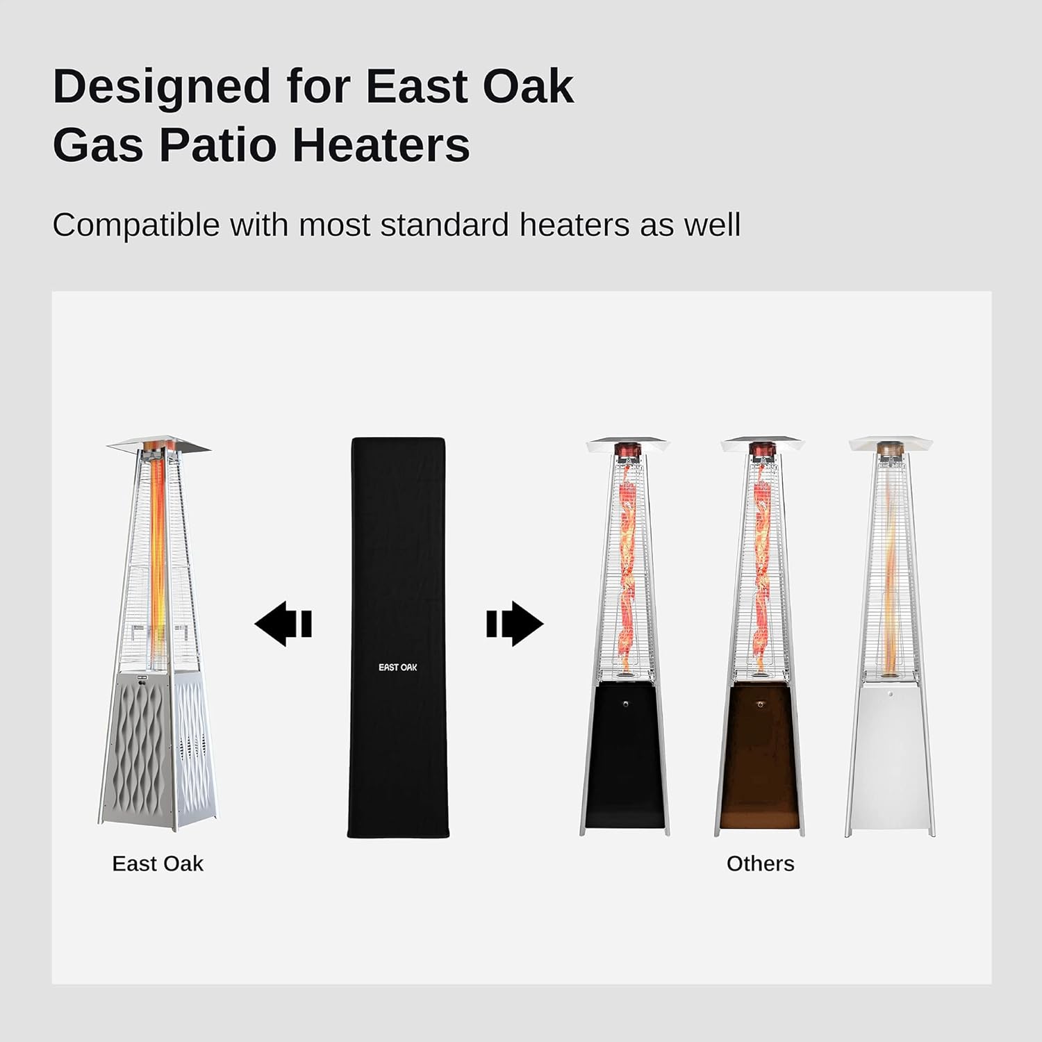 EAST OAK Pyramid Patio Heater Covers with 300D Liberia Ubuy