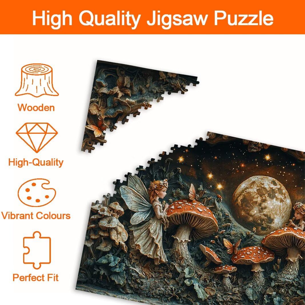 Puzzle 2000 Pezzi, Puzzle Fungo, Misura: 100x71cm, Regalo Donna/Uomo -8749