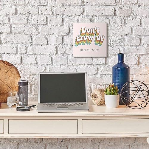 Miniatura 7 de Stupell Industries Placa de pared con texto en inglés Don't Grow Up con texto en inglés Don't Grow Up con texto en inglés Don't Grow Up con texto en