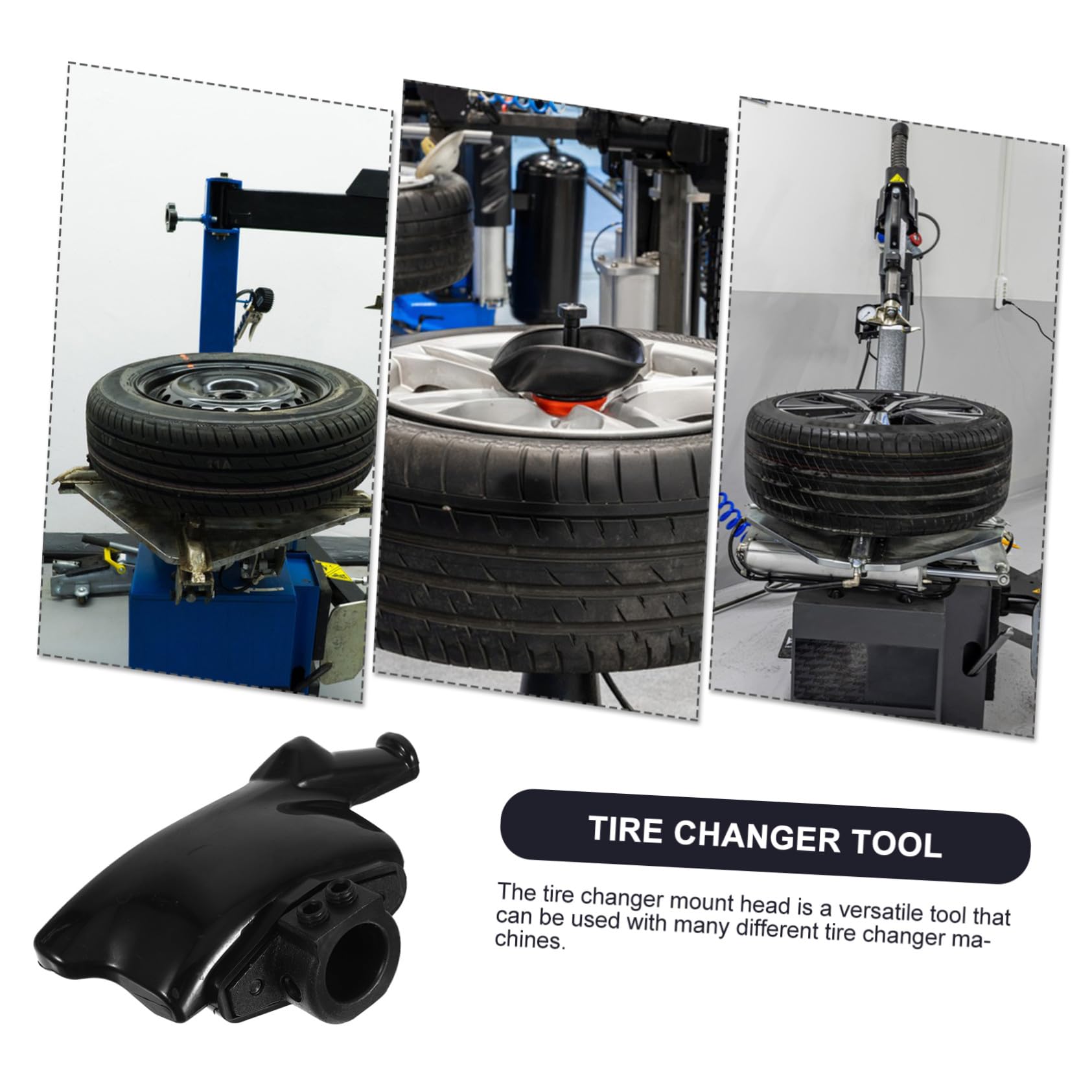 Accessoire pour Facile à Manœuvrer Noir en Nylon et Fer, Outil de Changement de Pneu Diamètre 30mm pour Montage et Démontage Sûr des Roues Délicates