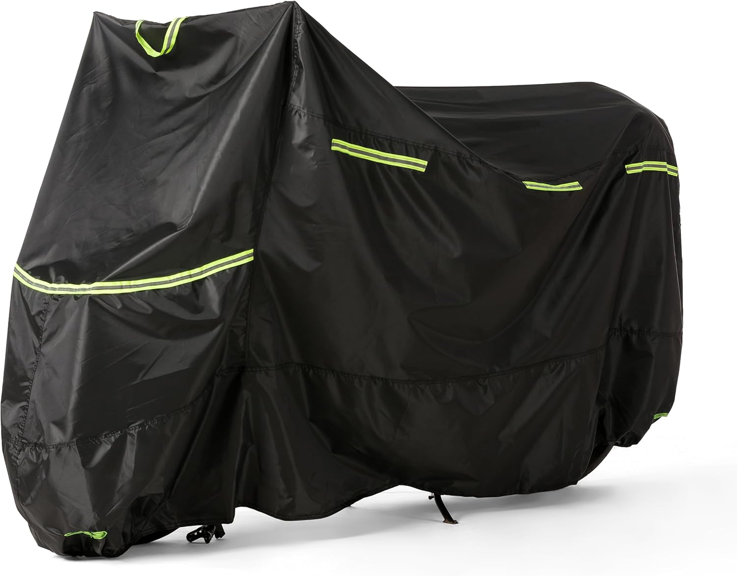 Motorcycle Cover 300D Waterproof 3000 PSI All Season Durable with 7 Reflective Strips Lock-Holes Storage Bag Replacement with Yamaha Honda Harley Suzuki Outside Protection (XL(104″ Higher)) Motorcycle Cover 300D Waterproof 3000 PSI All Season Durable with 7 Reflective Strips Lock-Holes Storage Bag Replacement with Yamaha Honda Harley Suzuki Outside Protection (XL(104″ Higher))