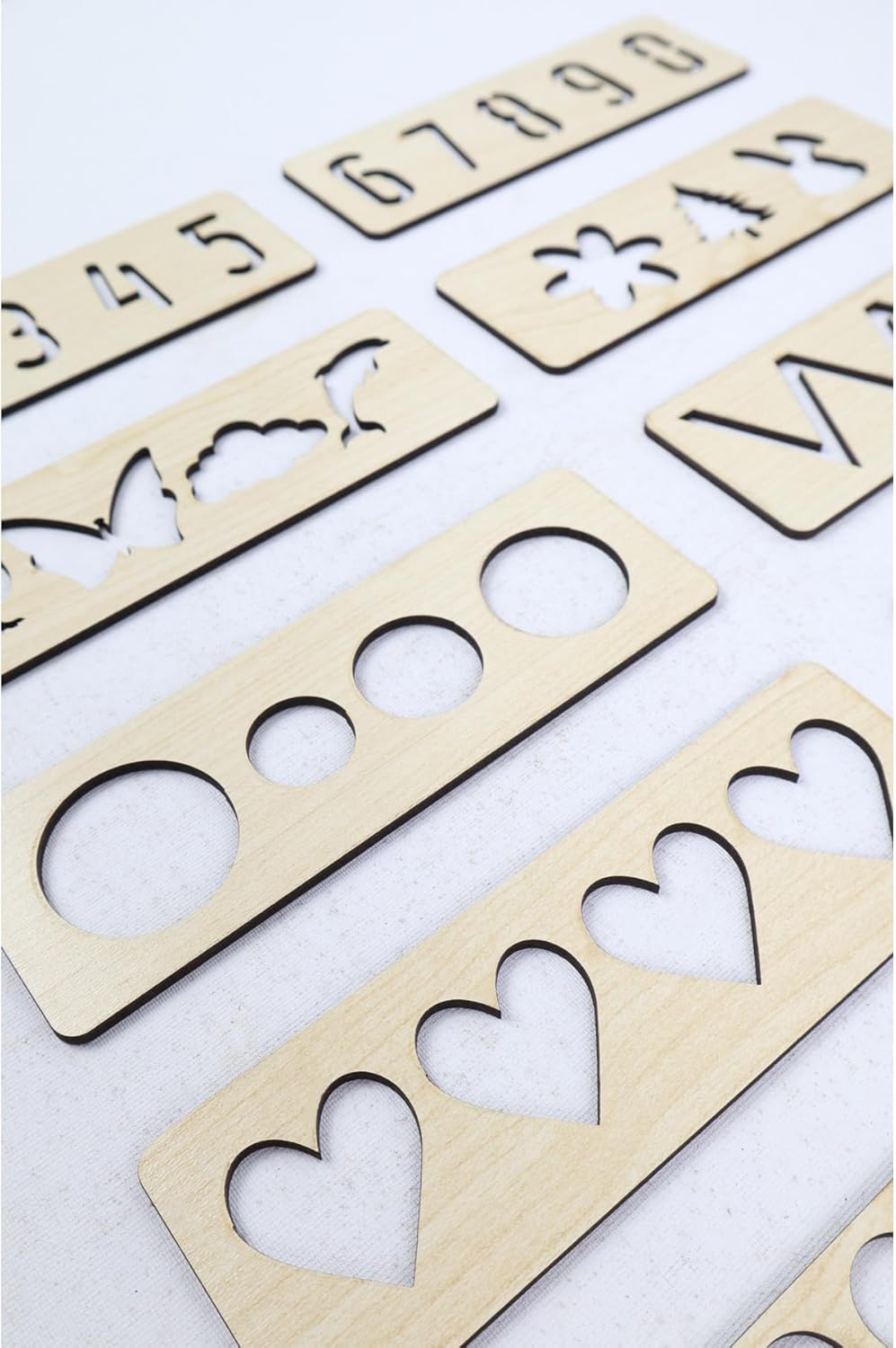 SODEF Notpa Montessori Hand Muscle Development & Line, Number & Shape Studies 16-Piece Set