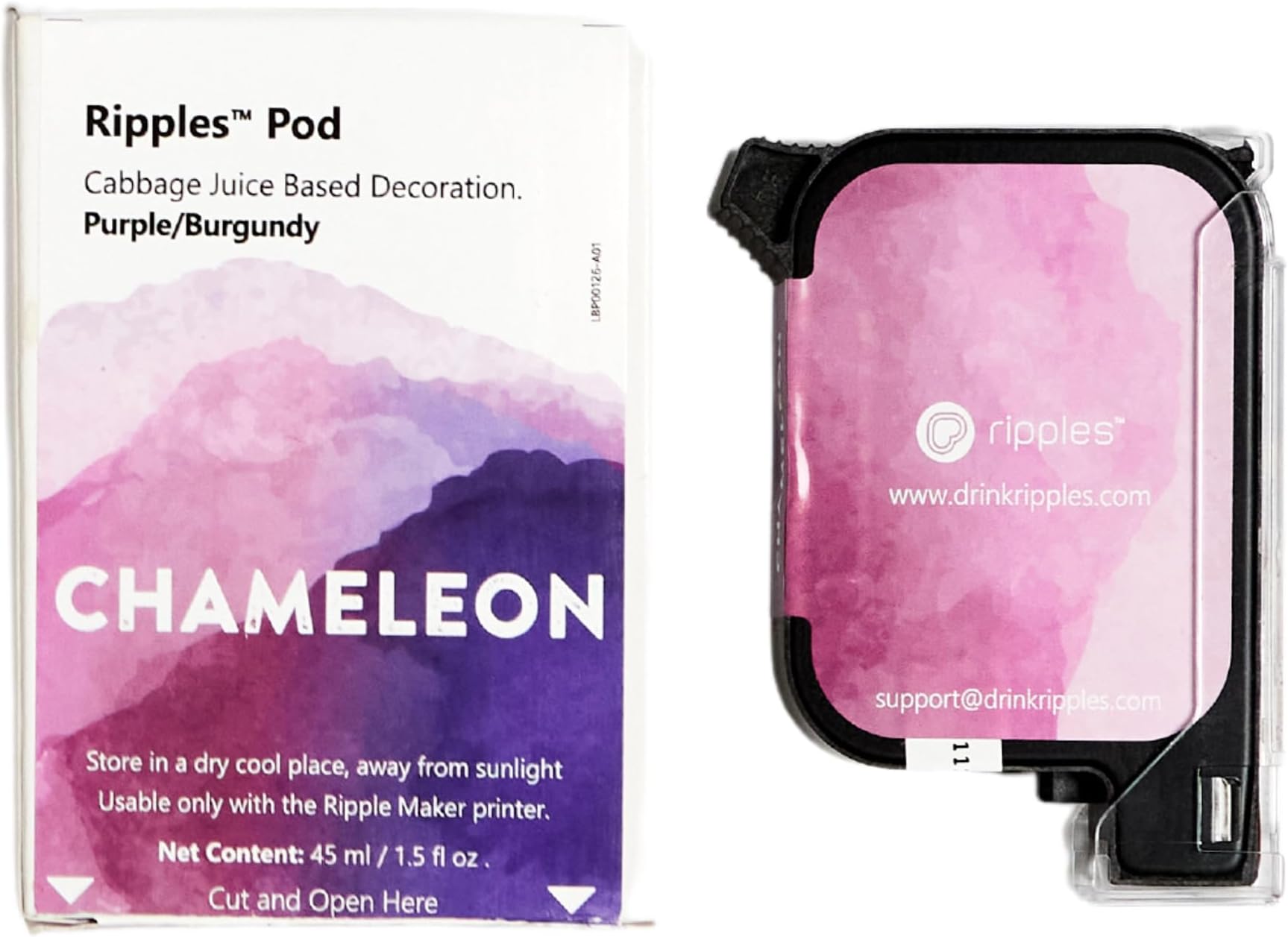 Ripples Pods - Natural Extracts Maker Machine | Plant-Based, No Artificial Colors, No Preservatives (Chameleon Pod)